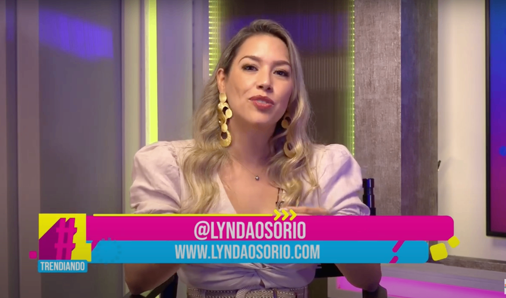 Lynda Osorio en Trendiando, entrevista @lyndaosorio